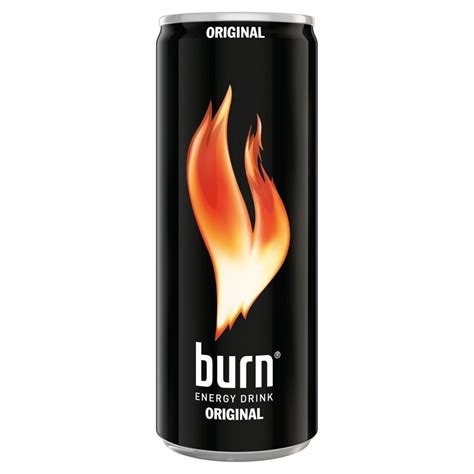 Burn Original Energy Drink Gazowany Napój Energetyzujący 250 Ml