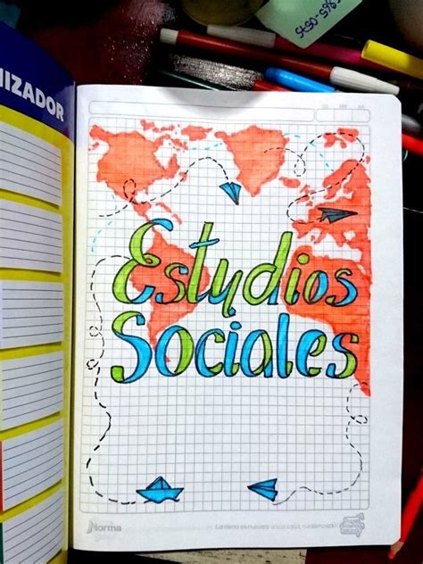 Caratulas De Sociales 2020 Cuaderno Sociales Social Notebook