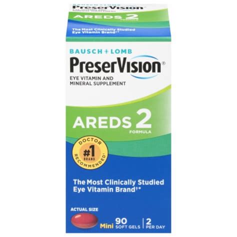 PreserVision AREDS Eye Vitamin Mineral Supplement Minigels Ct Smiths Food And Drug
