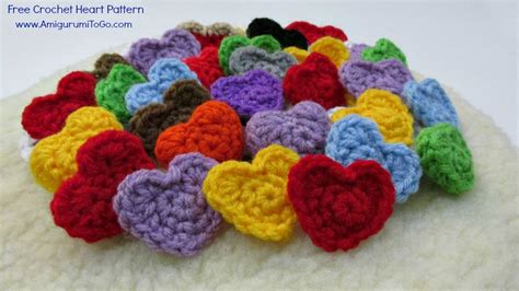 Easy Crochet Heart Pattern And Video Tutorial Amigurumi To Go