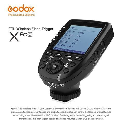 godox tt685 tt685c 2 4g wireless ttl hss camera flash speedlight xpro c tcm transmitter trigger