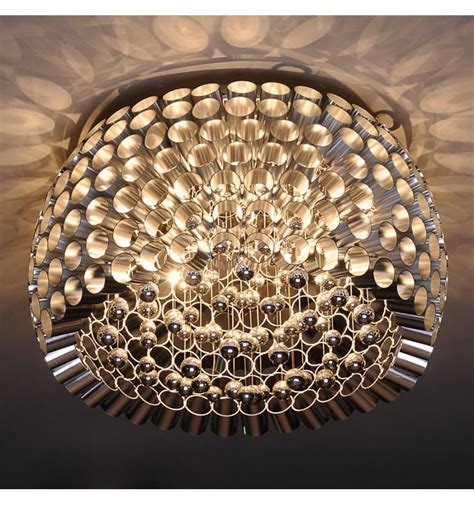 Flush ceiling light fixtures are a remarkably versatile type of fixture that is suitable for almost any interior space. Flushmount Ceiling Light with Glass Pattern | G9 bulbs - Lotus