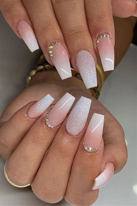 the best cute french tip nails with design including french tip nails acrylic almond classy