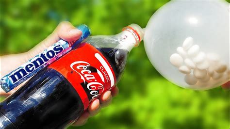 Monje Inteligente Siete Reaccion Mentos Con Coca Cola Letrista Capitán