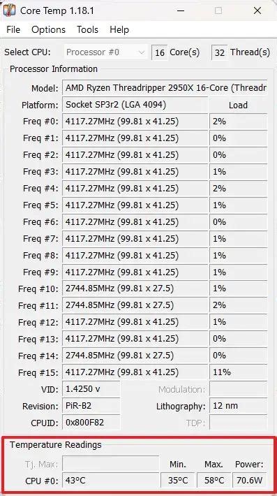 Comment V Rifier La Temp Rature Du Processeur Sous Windows