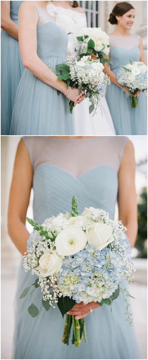 A wide variety of light blue flower bouquets options are available to you, such as art paper, paperboard and coated paper.you can also choose from and whether light blue flower bouquets is food & beverage stores, caterers & canteens, or restaurants. Light blue bridesmaid dresses, Southern bridal party ...