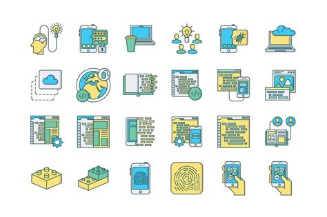 57 Web And Mobile Development Icons Icon Pack