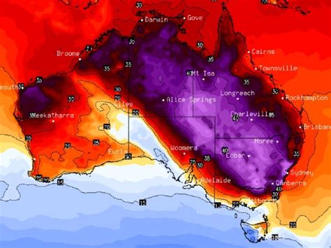 Australia Heatwave Canberra And Penrith Smash Temperature Records That