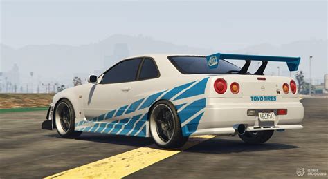 Nissan Skyline R34 Gt R For Gta 5