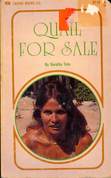 Quail For Sale Vintage Adult Paperback Uschi Digart Cover 1979 By Toto Dorothy Very Good