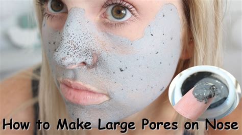 How To Make Large Pores On Nose Blackheads Treatment Youtube