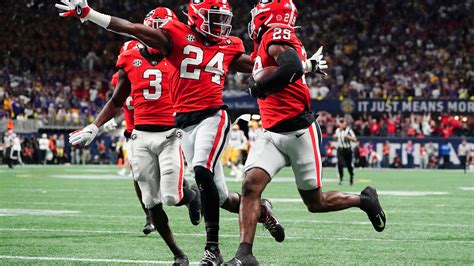 Capturing SEC Title, Georgia Gets the Bizarre Breaks L.S.U. Usually