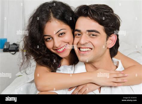 Indian Beautiful Couple Romance Stock Photo Alamy