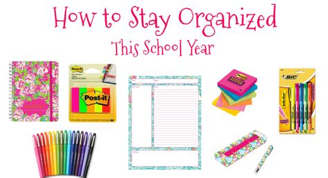 Stay Fabulous How To Stay Organized This School Year