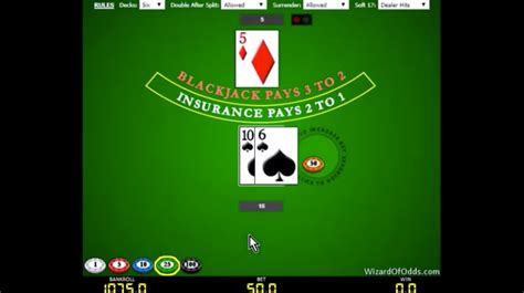 Wizard Of Odds Posts Blackjack Strategy Video Online Blackjack