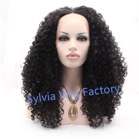 High Quality Afro Kinky Curly Wigs For Black Women Brazilian Synthetic