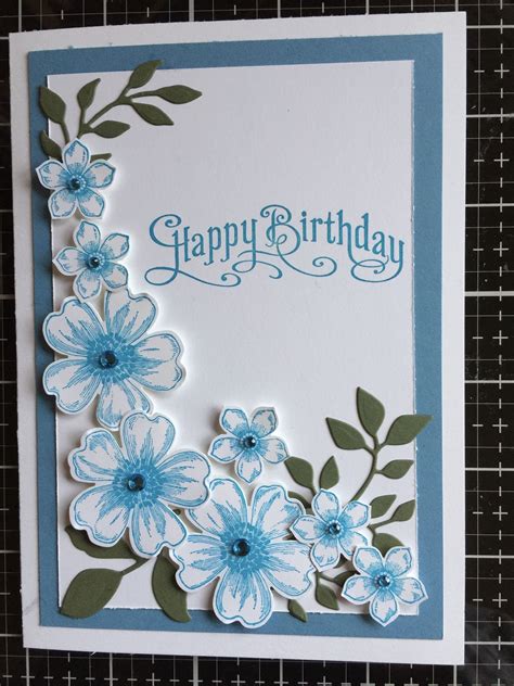 Pin By Patti Ehlen On Flower Shop Cards Stampin Up Birthday Cards Flower Cards Handmade
