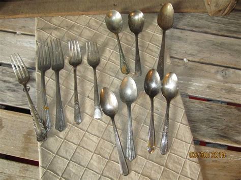 Vintage Silverplate Silver Plated Flatware Kitchen Serving Utensils
