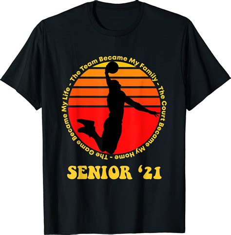 Basketball Senior 2021 Senior Night Ts T Shirt