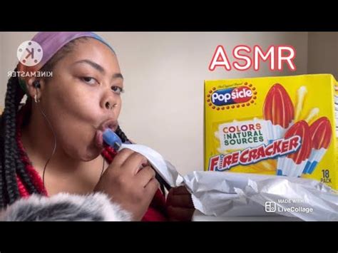 Popsicle Sucking Asmr Slurping No Talking Youtube