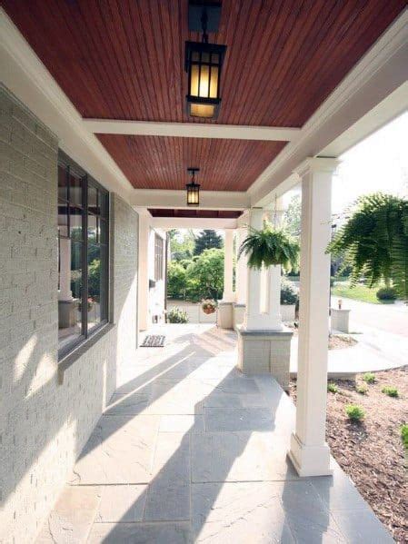 Install the next cedar panel by inserting. Top 70 Best Porch Ceiling Ideas - Covered Space Designs