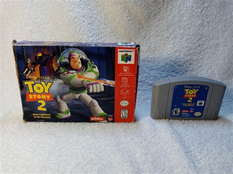 Toy Story 2 N64 Authentic Box And Game Only Buzz Lightyear To The