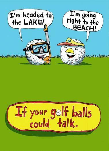 Personalized name red funny golf balls. Golf Balls Could Talk Funny Golf Card If your Golf Balls could Talk | golf, golfer, bad, golfing ...