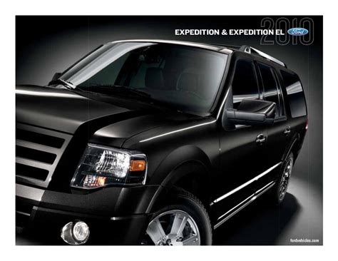Ford 2010 Expedition Sales Brochure