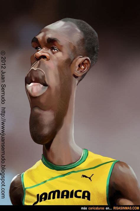 Caricatura De Usain Bolt Follow This Board For Great Caricatures Or