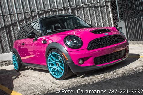 Pink Mini Cooper By Caramanos2000 On Deviantart Pink Mini Coopers