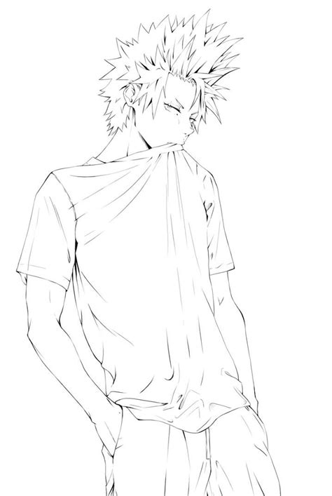 Printable Kirishima Eijirou Coloring Pages Anime Coloring Pages