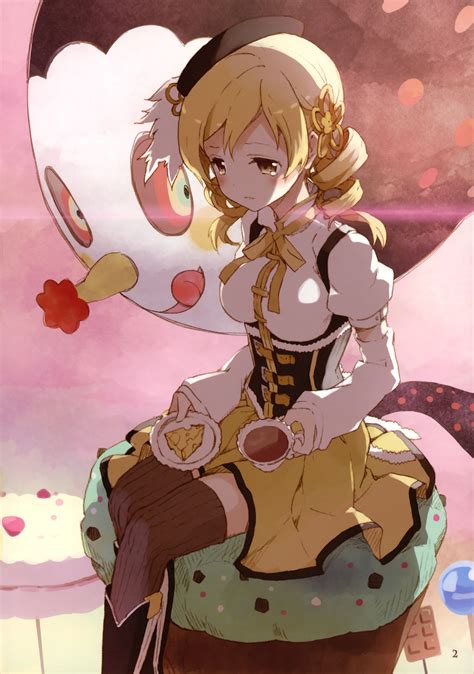 Tomoe Mami Zerochan Madoka Magica Mah Sh Jo Madoka Magica Magical Girl Anime