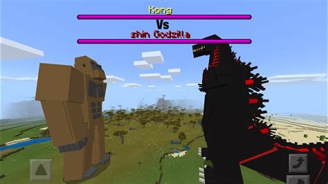 Minecraft Shin Godzilla Vs King Kong Youtube
