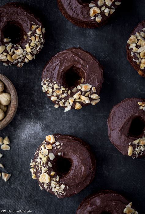 Chocolate Hazelnut Donuts Wholesome Patisserie Recipe Cupcake