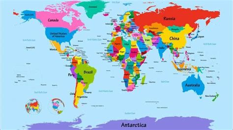 Printable Detailed Interactive World Map With Countries Pdf