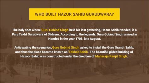 Ppt Amazing Facts You Need To Know About The History Of Hazur Sahib