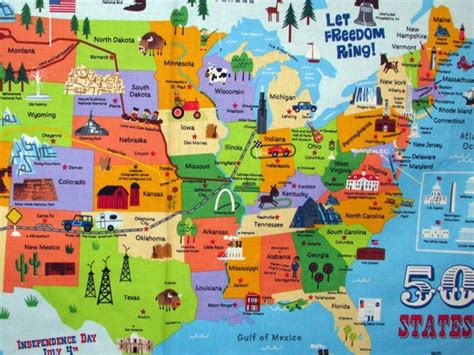 Usa Tourist Attractions Map