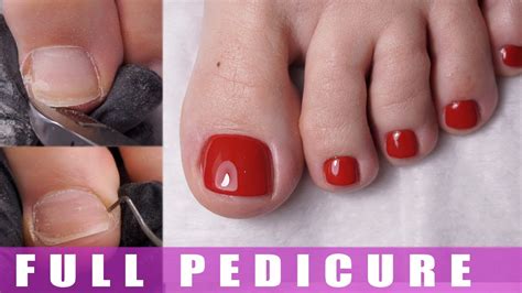 How To Paint Toenails Perfectly Pedicure At Home Full Summer