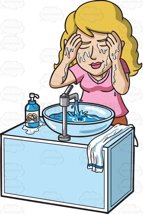 Woman Washing Her Face Clipart 10 Free Cliparts Download Images On