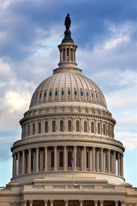 Us Capitol Dome Houses Of Congress Washington Dc Stock Photo Image Of
