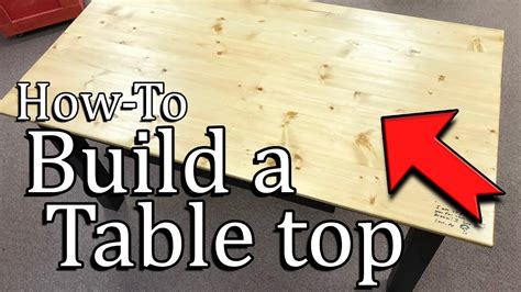 How To Build A Wood Tabletop Using Pocket Holes Youtube
