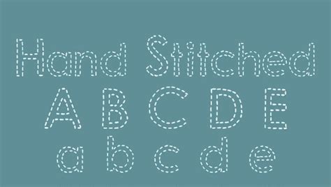 Stitch Cursive Font