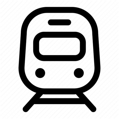 Metro Rail Subway Train Transit Icon