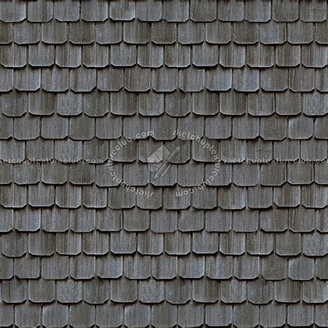 Wood Shingle Roof Texture Seamless 03808