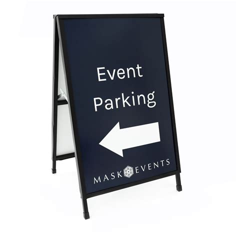Corflute A Frame Mask Events Parking Sign Signs And Easels Event