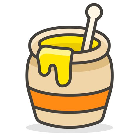 Honey Pot Free Vector Icon Iconbolt