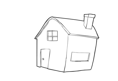 Malvorlage Haus | Ausmalbild 13739.