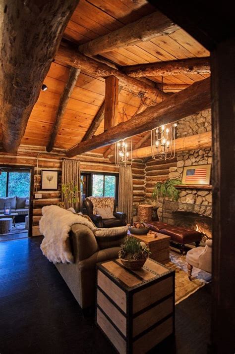 Thousands of tiny house tours, collections and diy houses with plans and floor plans. 37 Attractive Log Cabin Interior Design Ideas For Tiny ...