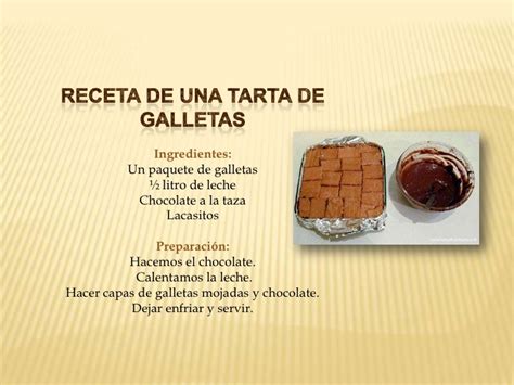 Ingredientes para preparar galletas caseras. Receta español e ingles