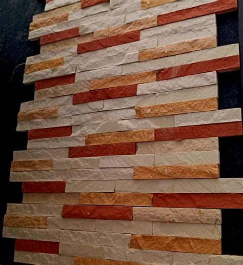 Rockface Wall Cladding Stone Tiles At Rs 90sq Ft Stone Wall Tiles In